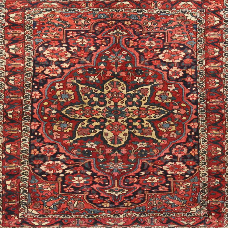 Oriental Indoor Rug, Square 4'