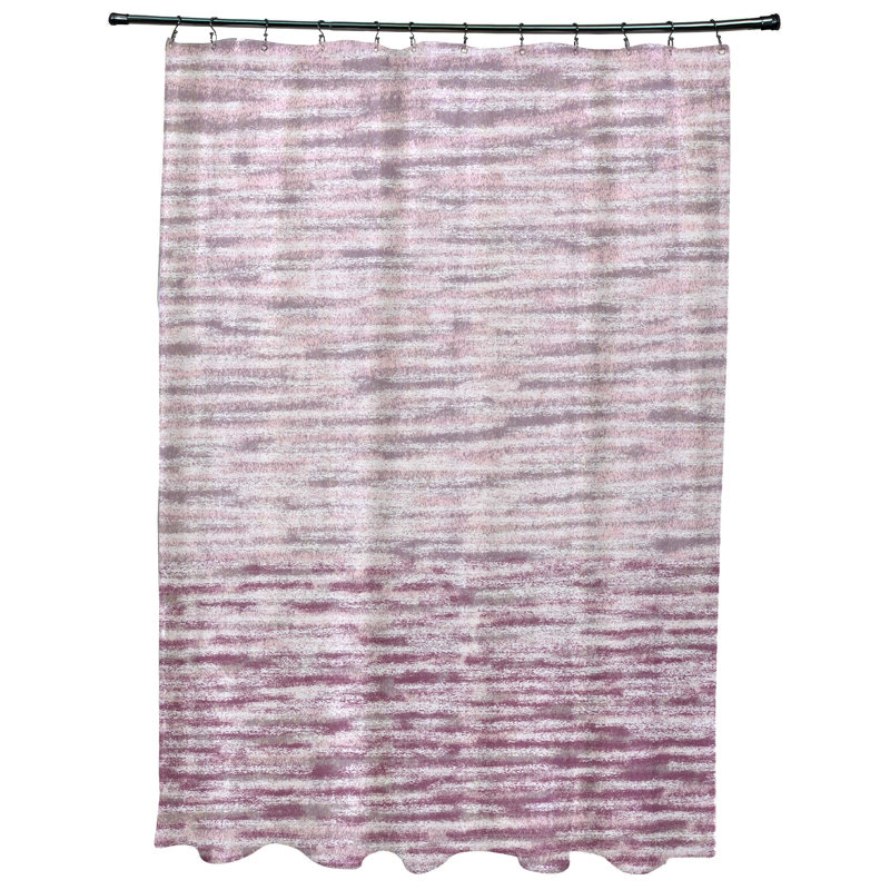 Maryjane Abstract Shower Curtain, Purple