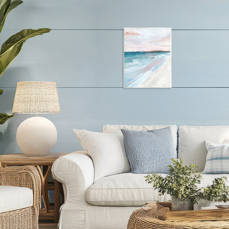 Plaque murale Faded Coastal Serenity, design par Ian C.