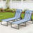 Outdoor 2 Piece Folding Chaise Lounge-822567852