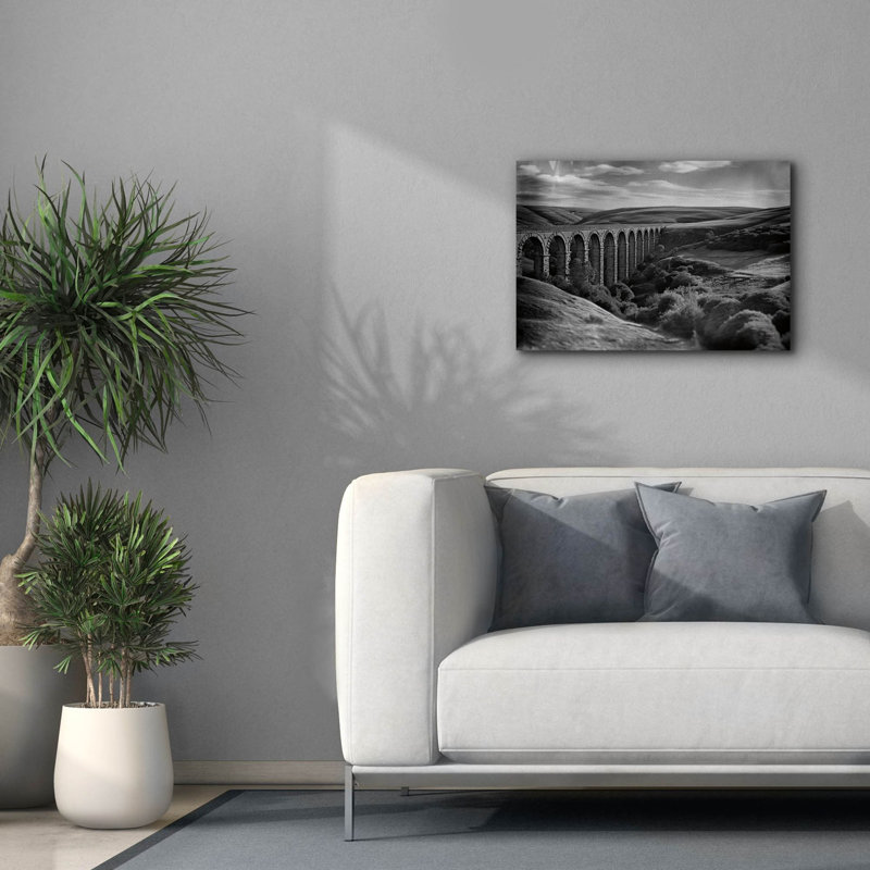 "Eped Graffiti" Aqueduct 4 "par Nathan Larson, art mural sur toile, H 18 po x l 26 po x P 0,75 po