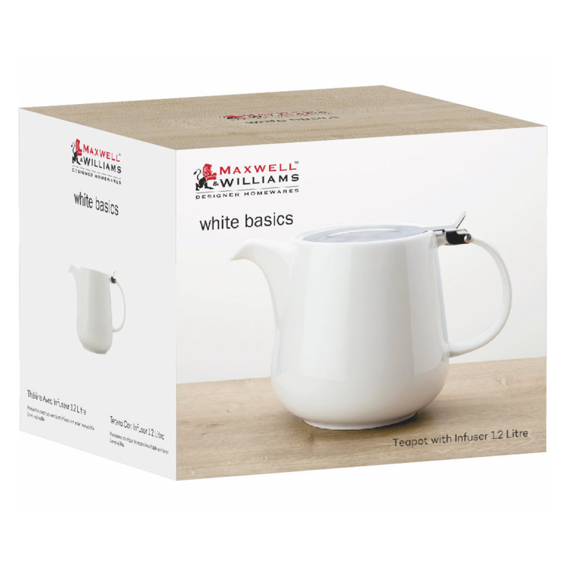 Maxwell&Williams Solid Colour Teapot, 1200