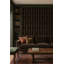 NeoClassical Stripe - Black Lacquer Wallpaper