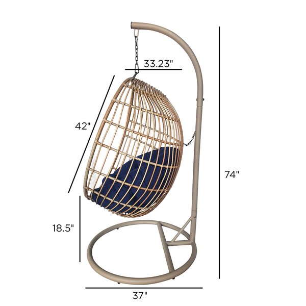 Trent Porch Swing with Stand & Reviews | AllModern