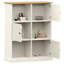 Bibliothèque Red Barrel Studio® en bois de pin massif 35,4 "x 13,8" x 45,1 "VIGO-1915272940