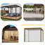 Store à enroulement réglable Pergola Accessoires compatible avec la marque Bonosuki-1210423928-1210423925