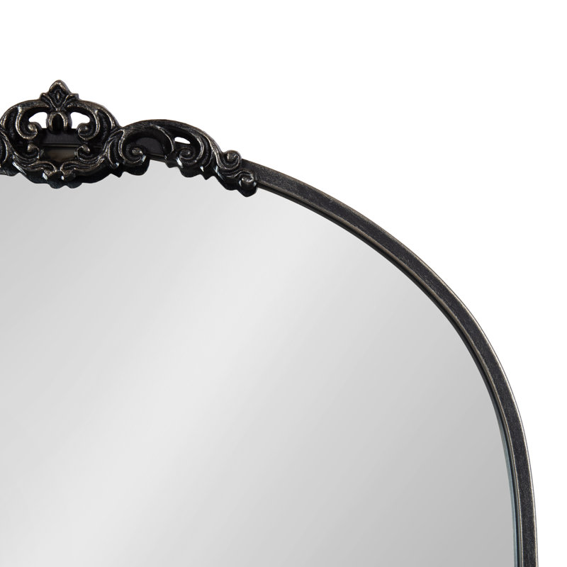 Christany Metal Mirror, Black, 32.5" x 24.5"