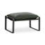 Morgan Top Grain Leather Ottoman-974899807