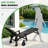 HDPE Chaise Lounges – Adjustable 5-Position Outdoor Recliners with Wheels & Cup Holders, Weather-Resistant for Patio, Pool, Garden, Black, Set of 2-1615306784-1615306797
