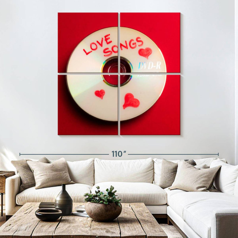 Abarca Love Songs CD, 74" H x 74" W