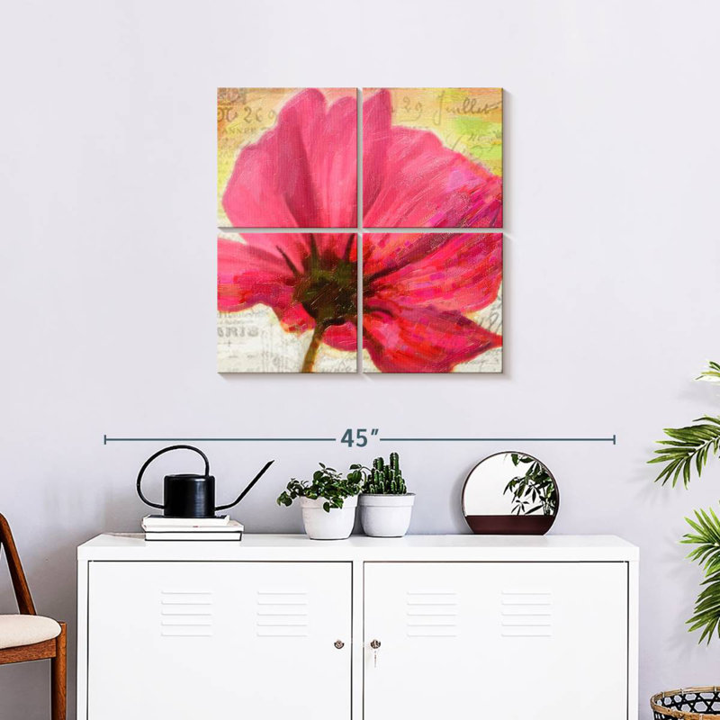 Harnek Red Poppy II, 26" H x 26" W