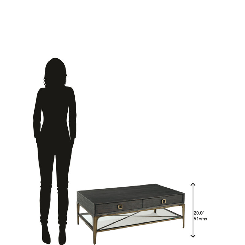 Dugger Solid Wood Coffee Table