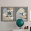 Millenium I - ensemble de 2 peintures sur toile encadrées-44697612-44697613