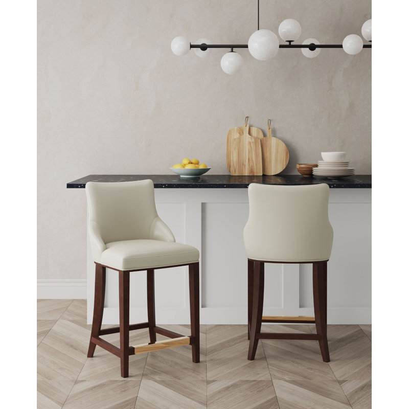 Tabouret de comptoir Shubert, Tabouret de comptoir (siège d'une hauteur de 25,1, Ivoire