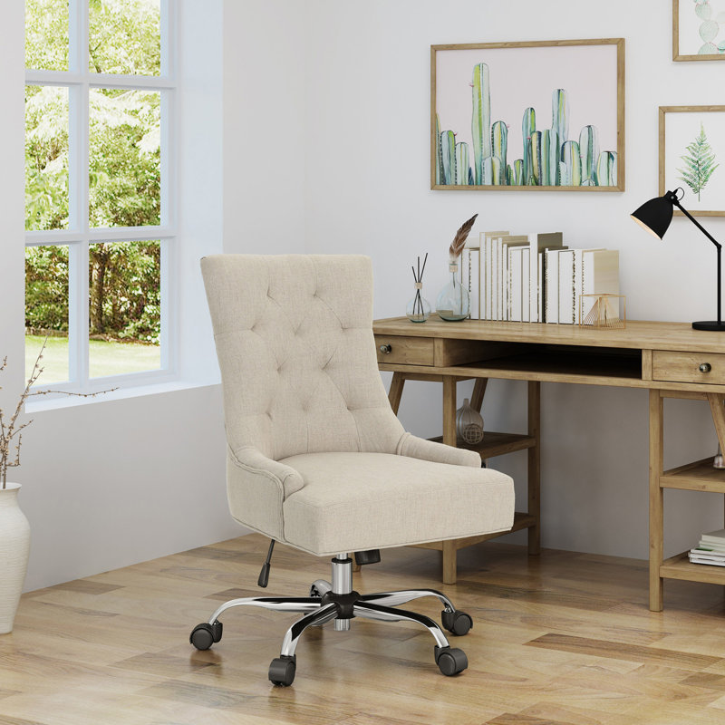 Anja Polyester Blend Task Chair, Wheat