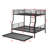 Full XL Over Queen-Sized Metal Bunk Bed With An Underbed Trundle-685993271