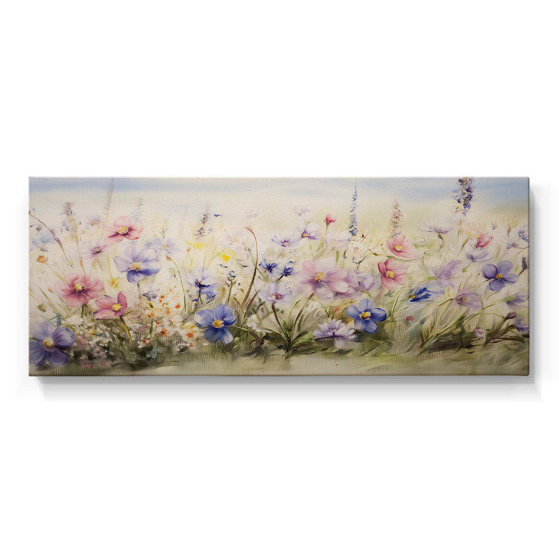Botanical Series-CCXV III - Toile tendue avec châssis - Prêt à être accroché, H 20 po x l 50 po