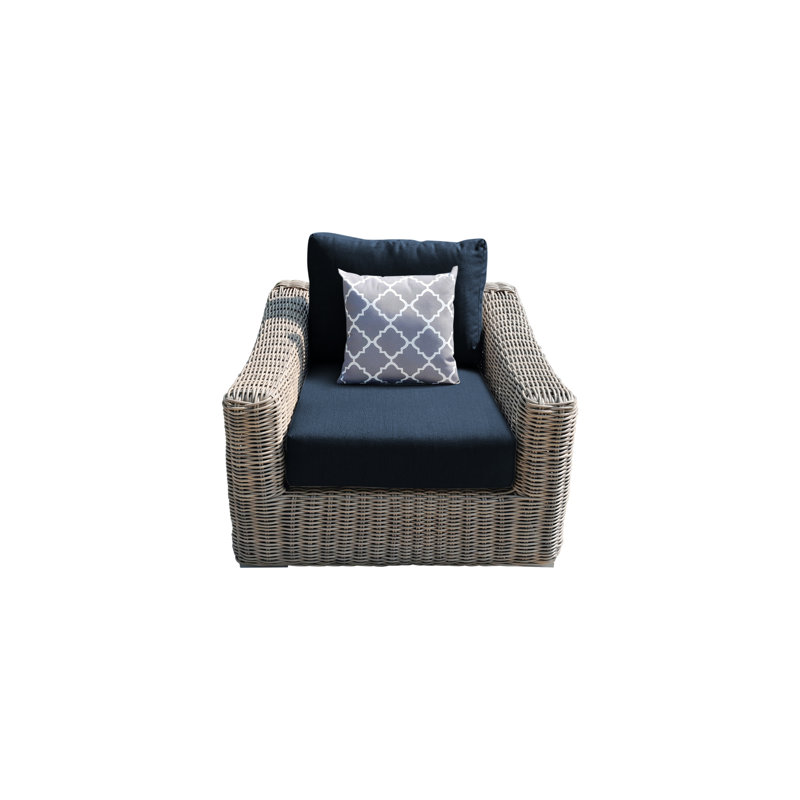 Sommerville Patio Chair with Cushions, Blue