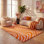 Joli Striped Area Rug Soft Dense Pile for Living Rooms and Bedrooms