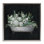 «Floral Bath on Black Gold», art mural sur toile flottante par Nan