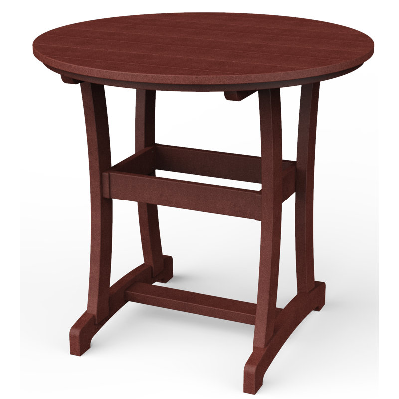 Table de bar Stella, H 42 po x l 42 po x P 42 po, Bois de cerisier