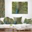 Coussin peacock avec plumes animal magnifique-30062176-30062172