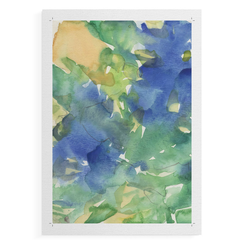 Flora fantaisiste I - impression sur toile seulement - non encadrée