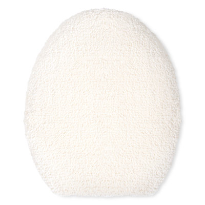 TOWN & COUNTRY EVERYDAY Ultra Plush Solid Tufted Toilet Lid Cover 18.5”x19.6