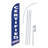 Double Sided 144'' H x 30'' W Polyester Flag Set