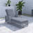 Outdoor Long Reclining Chaise With Armrests-435402630