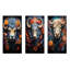 Ensemble de 3 décorations murales Yaks Cosmic Highlanders - Yaks-565737970-565737964
