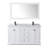 Avery 60'' Double Bathroom Vanity with Marble Top-41604504-98247253