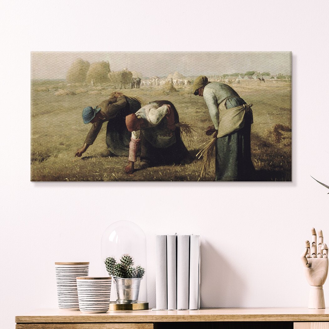 Leinwandbild Gleaners von Jean-François Millet