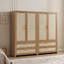 Armoire 70 po H 70,86 po en rotin d'inspiration bohémienne-1561824300