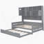 Lit de jour en bois avec lit gigogne, armoire et tablette tout-en-un-7008675-7008676