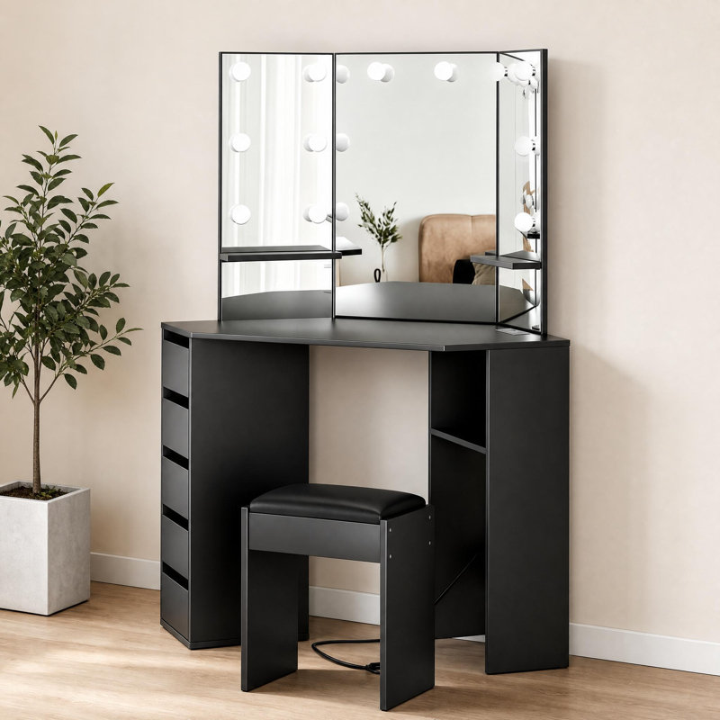 Dressing Table, Black