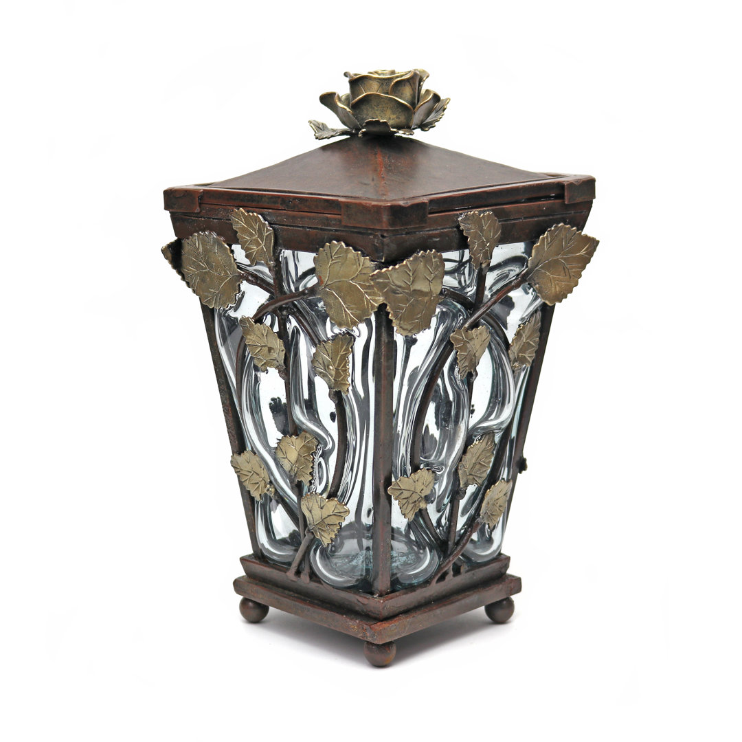 Vine Handmade Metal Decorative Urns & Jars Murano Art Collection