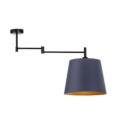Warlo Fabric Semi Flush Mount