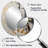 Tree Whispers Of Gray And Gold - Traditional Oval Wall Mirror-1599996076