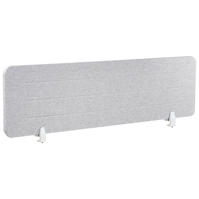 Desk Dividers, 40cm H x 160cm L, Light Grey