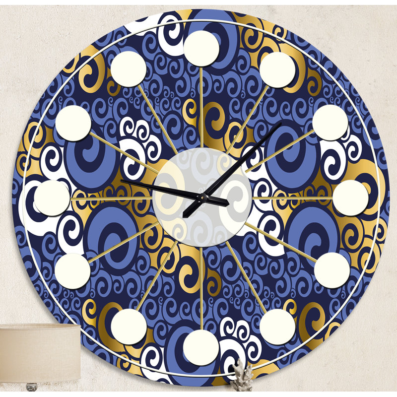 Horloge murale rétro Mid-Century, Moyenne