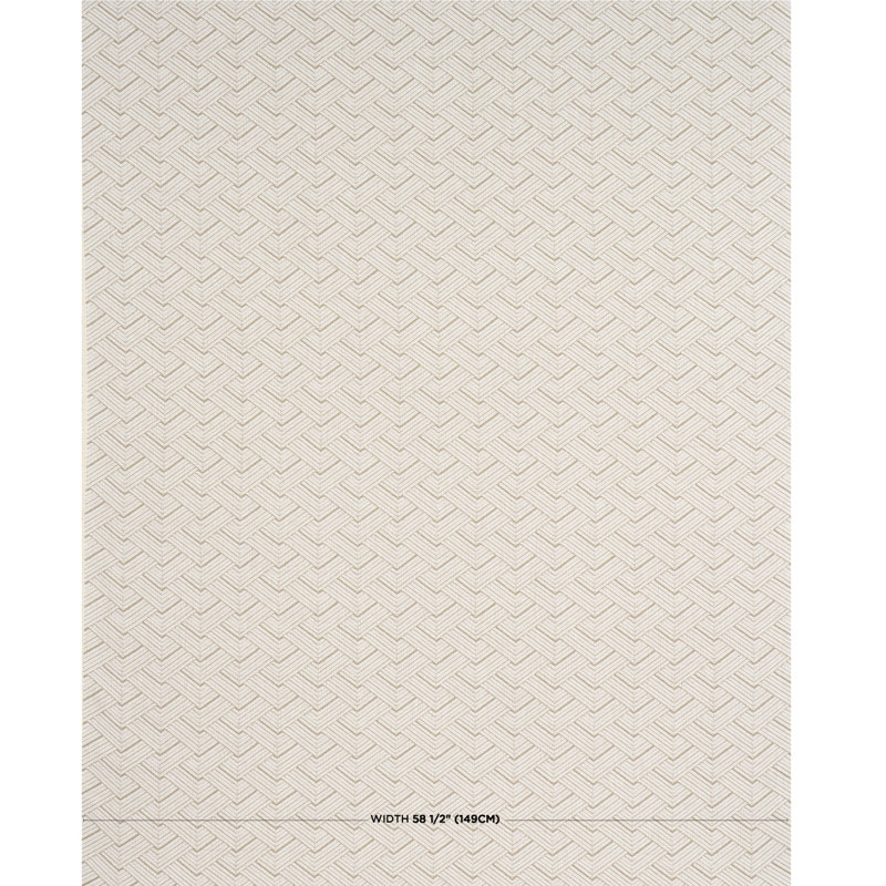 Schumacher x Patterson Flynn Minna Heavyweight Linen Fabric, Ivory