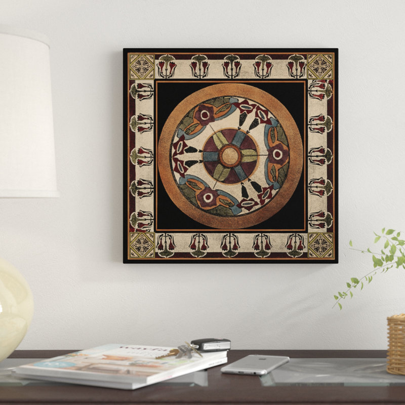 «Arts and Crafts Motif IV», reproduction d'impression sur toile tendue, H 14 po x l 14 po x P 2 po