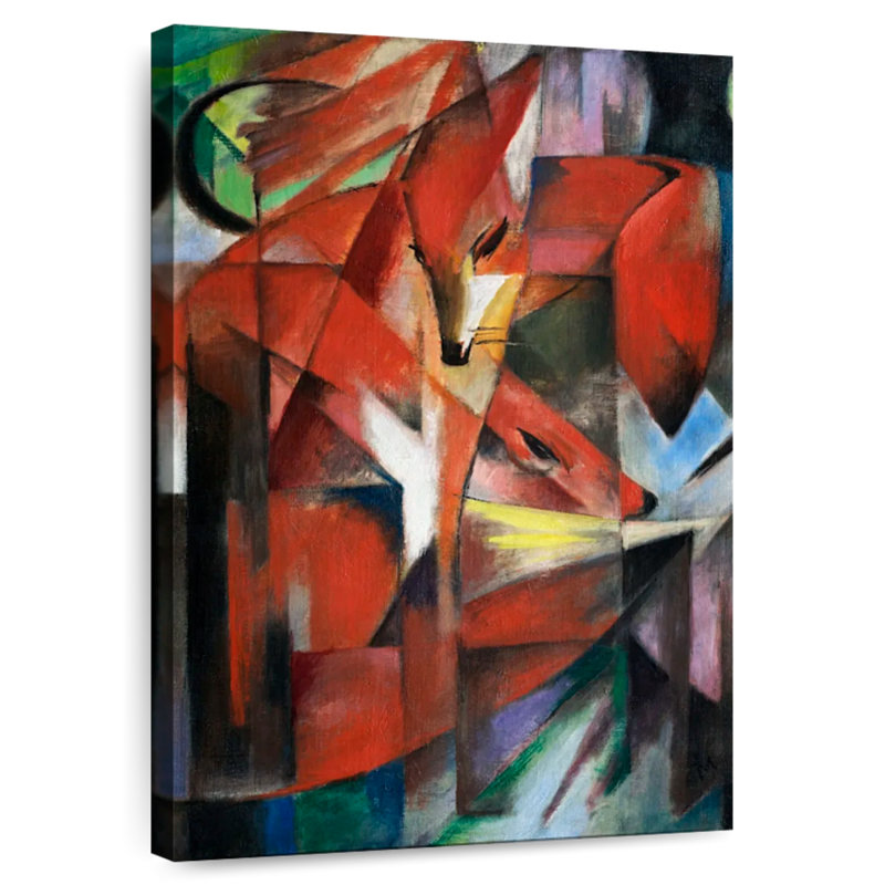 Brampt The Foxes 1913, 45" H x 30" W