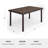 Martha Stewart Bedford 7Pc Outdoor Rattan Wicker Patio Dining Set With 6 Stack Chairs And 62" Table-109713910