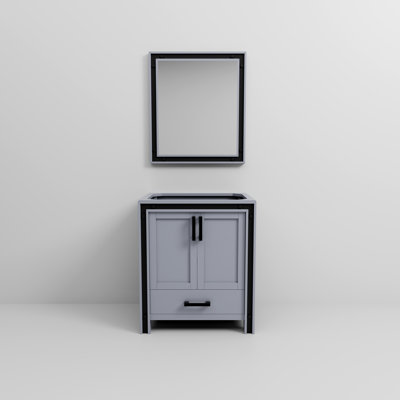 Ziva 30 in W x 22 in D Single Bath Vanity and 28 in Mirror