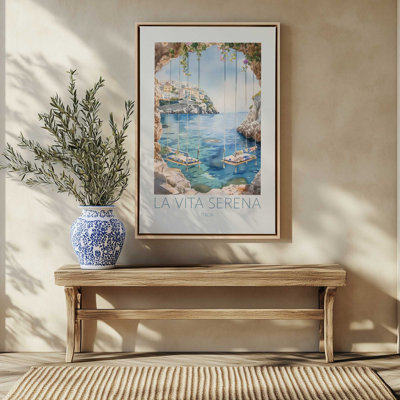 La Vita Serena View Canvas Art Print