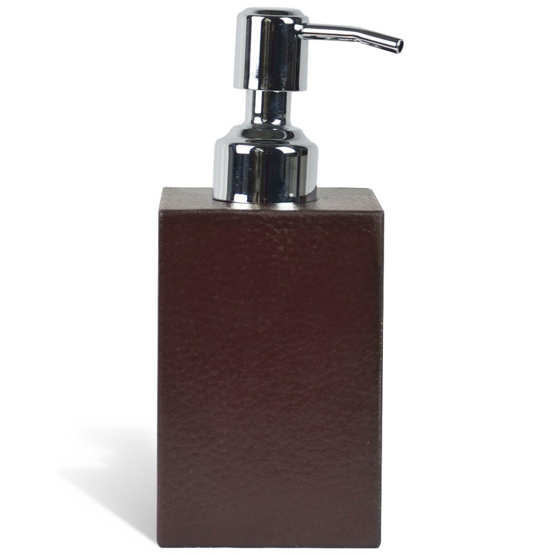 Nia Bathroom Accessory, Chestnut/Silver