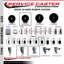Ensemble de roulettes extensibles pivotantes en caoutchouc dur 3,5 pouces 1-1 / 2 pouces SS SCC