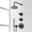 Vassor Thermostatic Shower System With Hand Shower - Brushed Gold-760899778